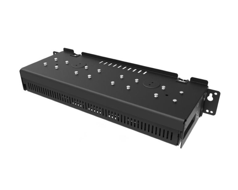 Mounting bracket for five-slot cradles and chargers (wall / 19-inch rack) - 1