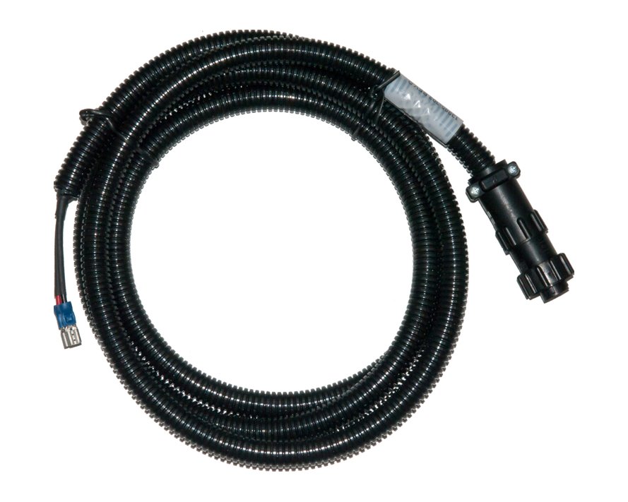 DC power extension cable, 6 ft, waterproof - 1