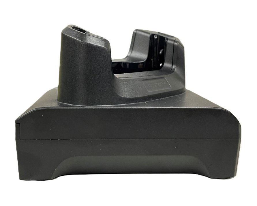 Single-slot charge-only cradle for devices with rugged boot - 1