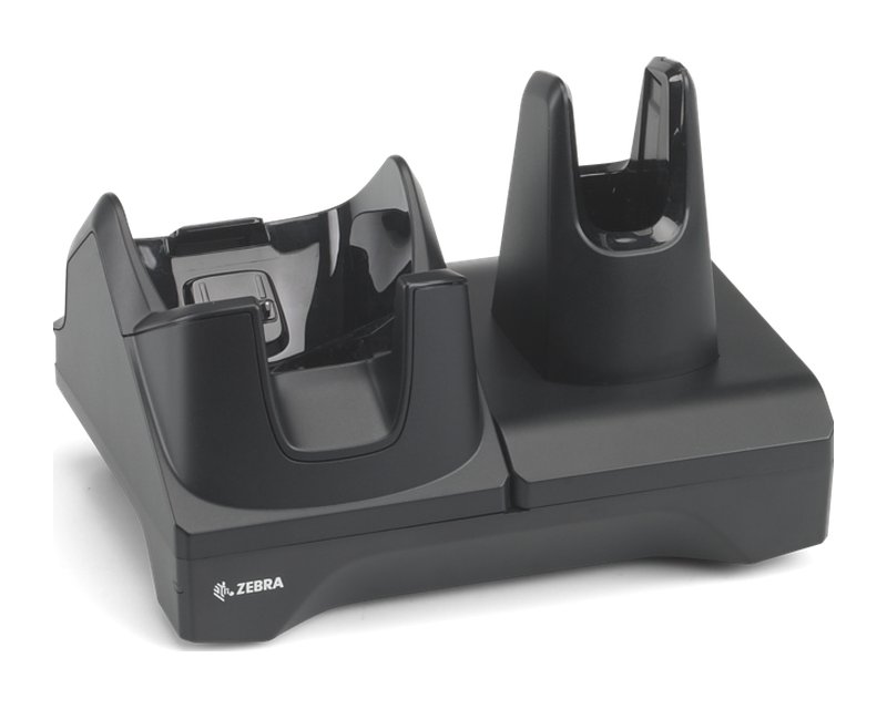 Single-slot USB cradle with spare battery charging - 1