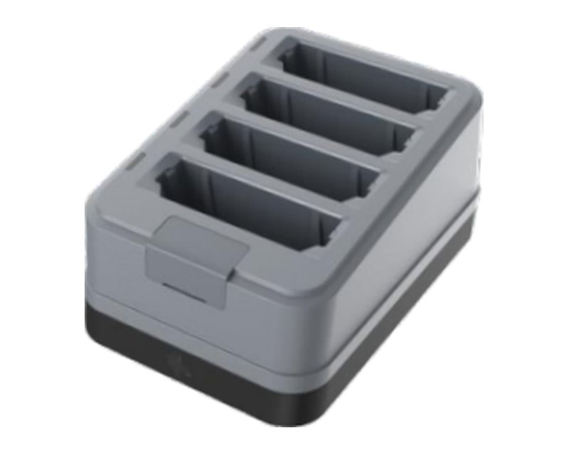 Four-slot spare battery charger - 1